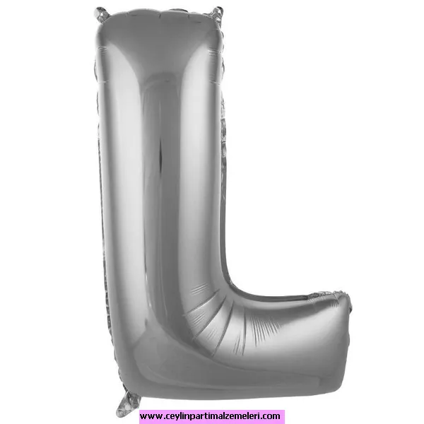 L Gümüş Folyo Balon